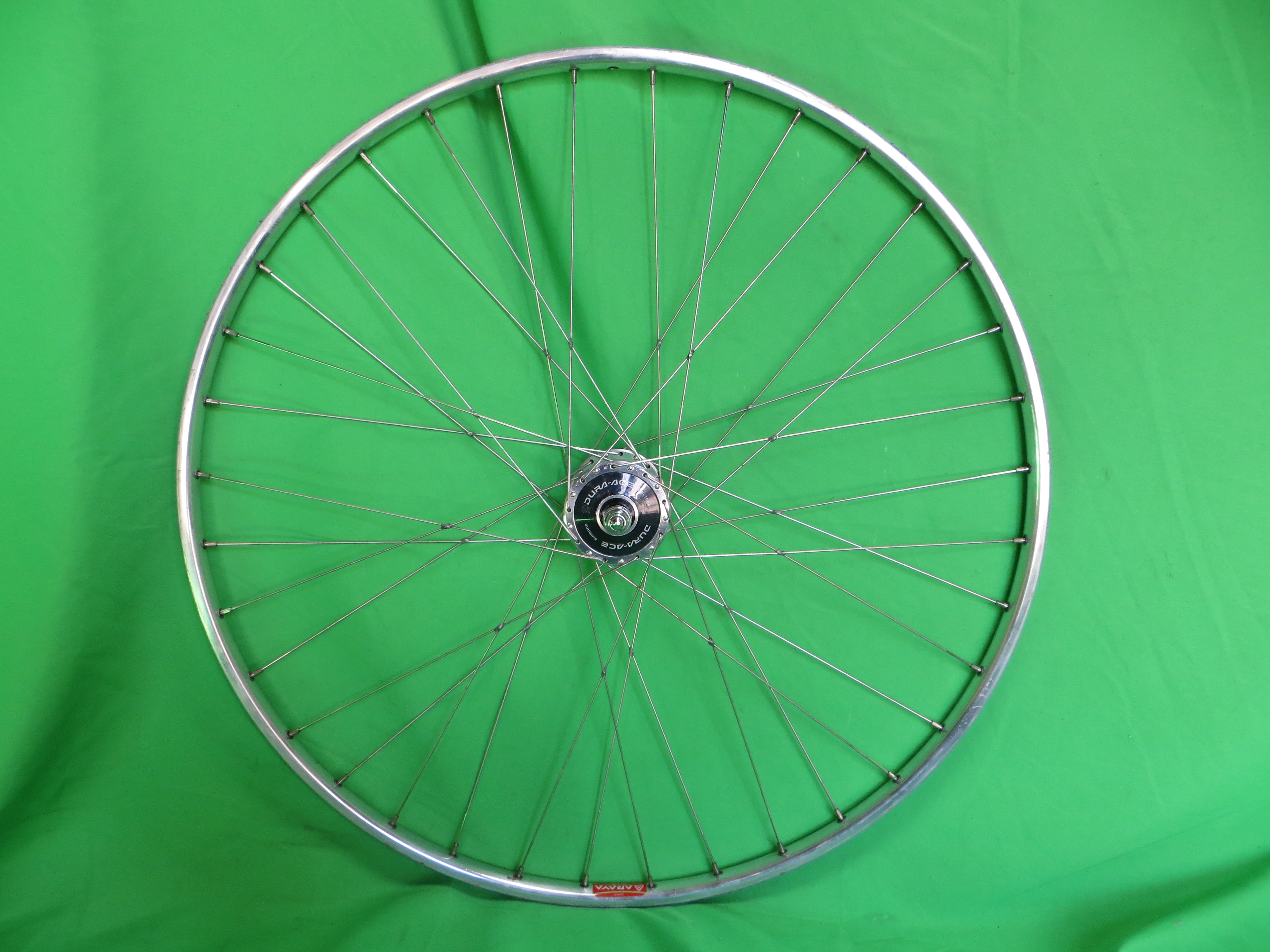 Araya Gold 16B 700c Tubular NJS rim, Shimano Dura Ace HB-7600 36H NJS 100mm/8mm Front Hub (25011105)