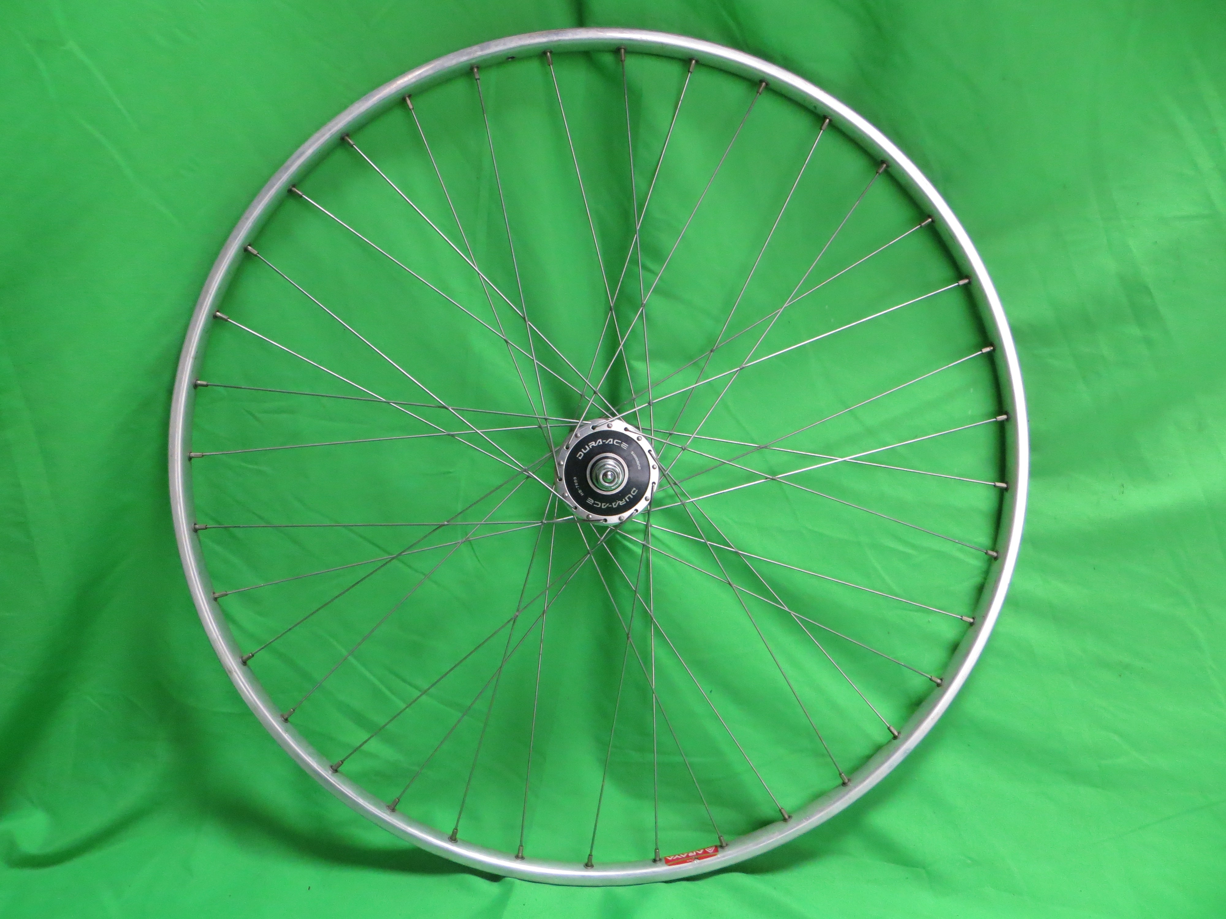 Araya Gold 16B 700c Tubular NJS rim, Shimano Dura Ace HB-7600 NJS 100mm/9mm Front Hub (25011605)