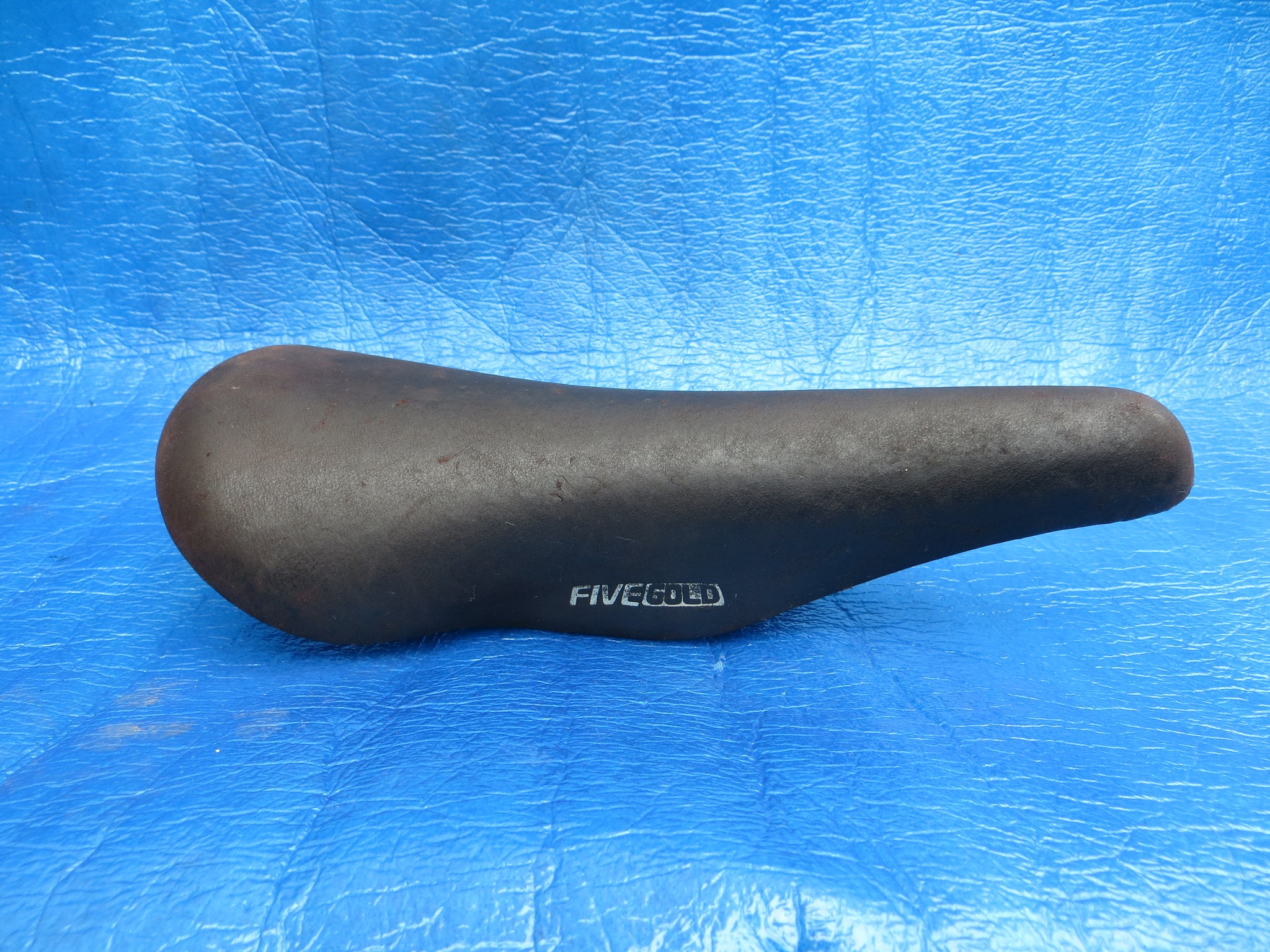 Rare! Kashima Five Gold FG-4P 44mm NJS Unpadded Saddle Dark Brown (25011925)