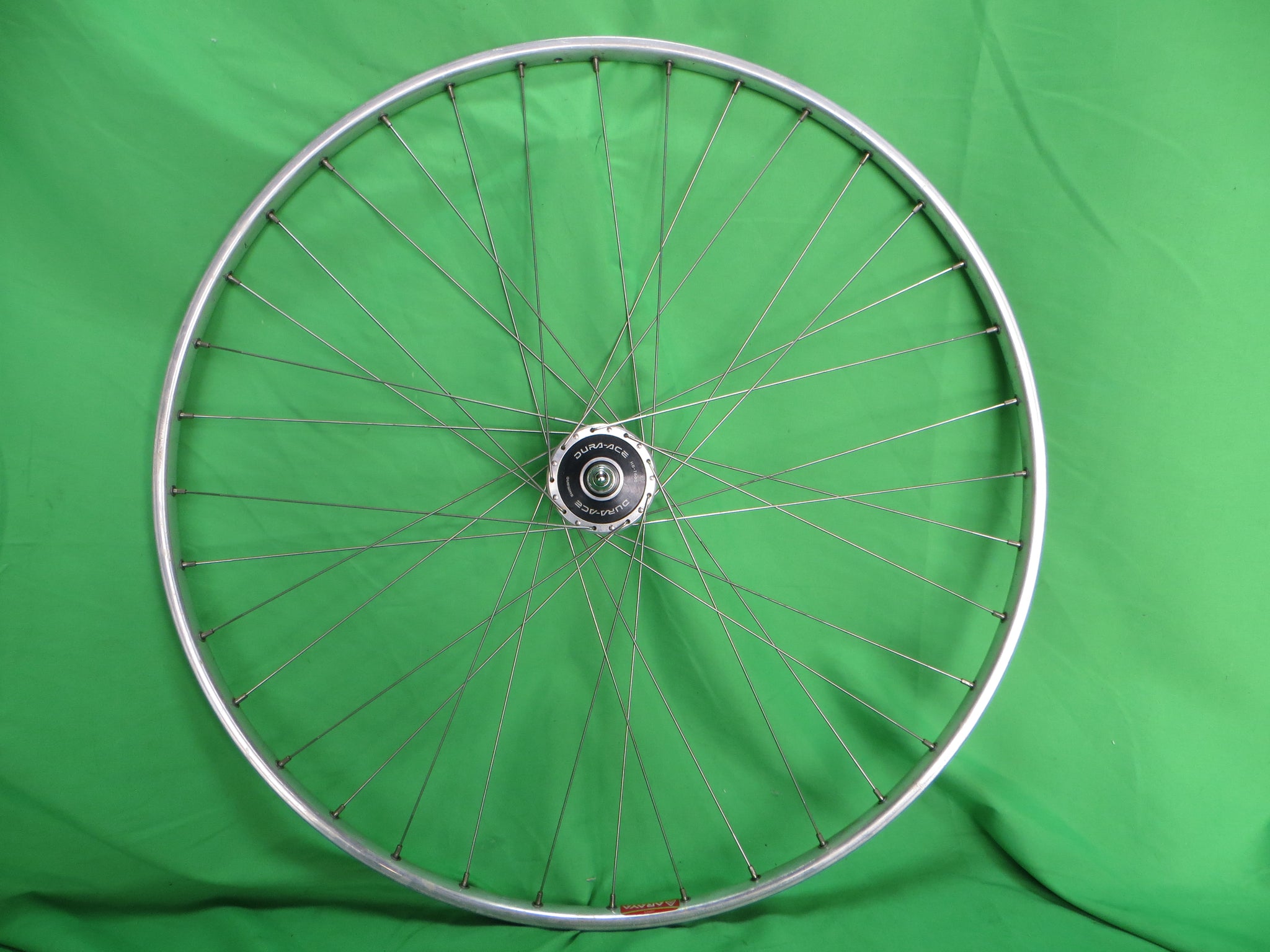 Araya Gold 16B 700c Tubular NJS rim, Shimano Dura Ace HB-7600 36H NJS 100mm/8mm Front Hub (25012507)