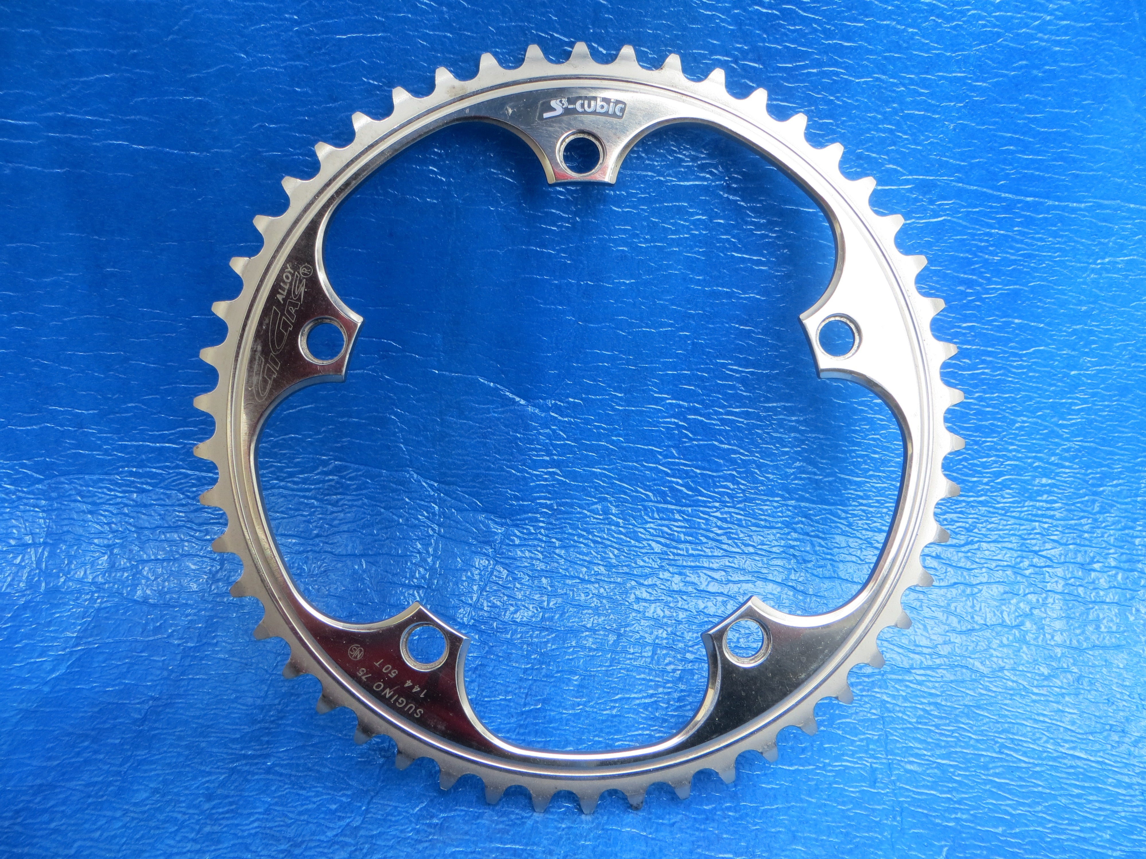 Sugino GIGAS S-cubic Mirror Finish 144BCD NJS Chainring 50T (25020204)