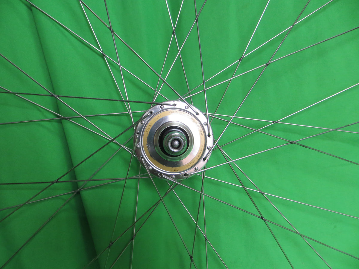 Araya Gold 16B NJS 700c Tubular rims, Suntour Superbe Pro 120mm NJS hu ...