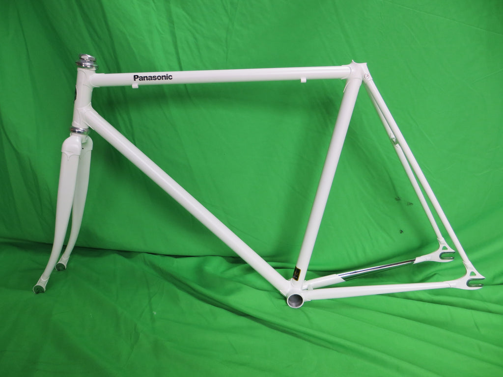 Panasonic Columbus Max Fork Drilled For Brakes // Matte White // 54.5cm