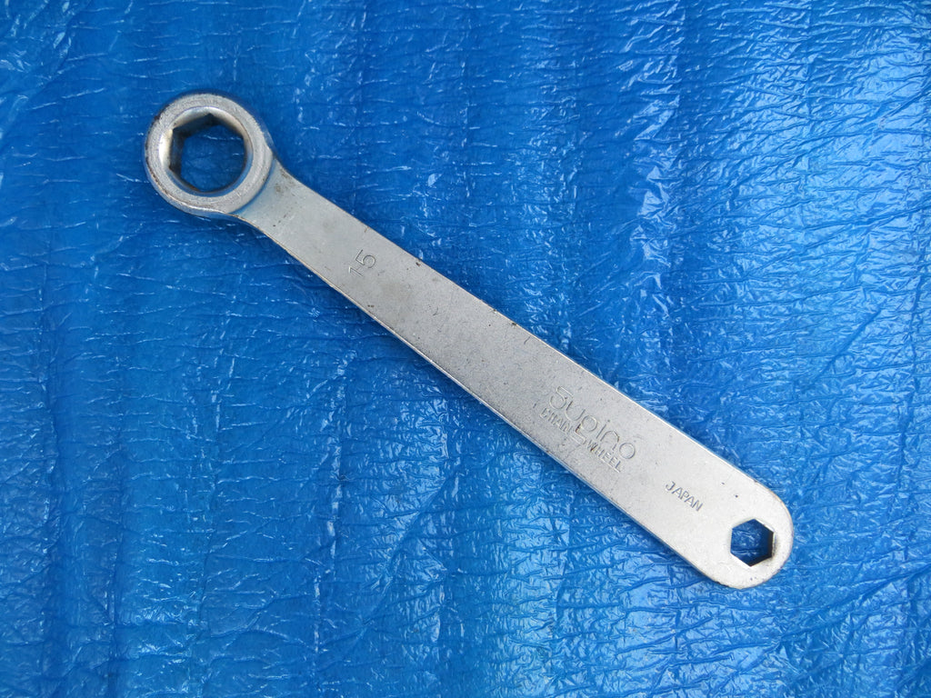Vintage Sugino Wheel Nut Wrench Tool 15mm / (24072501)