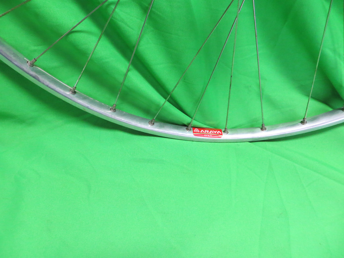 Araya Gold 16B NJS 700c Tubular rim, Suntour Superbe Pro 110mm NJS Rea ...