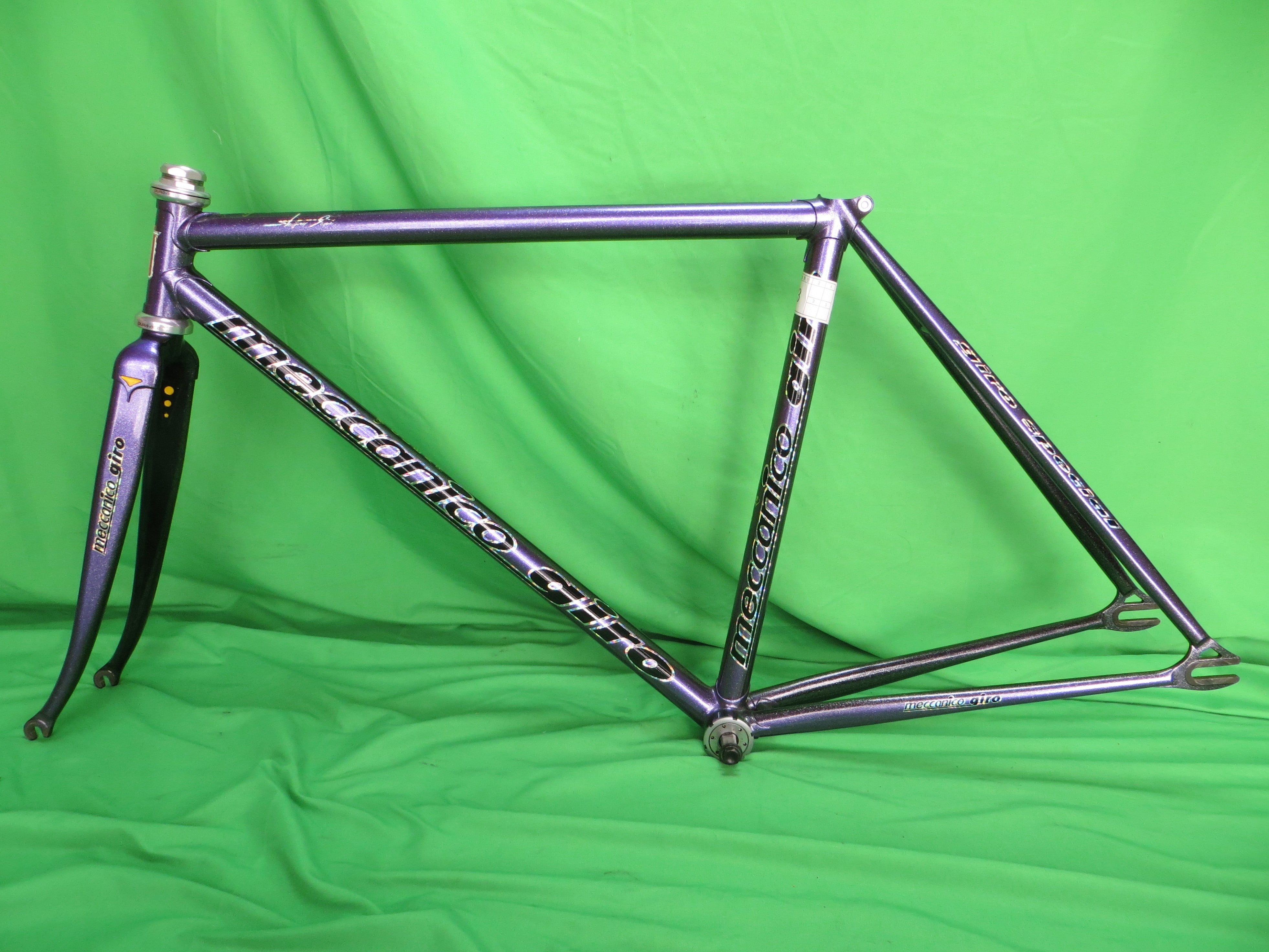 Super Rare! Keirin GP Champion Frame GIRO // Purple Metallic / Clear Black Fade with Silver Fine Flake // 46.5cm SS-class