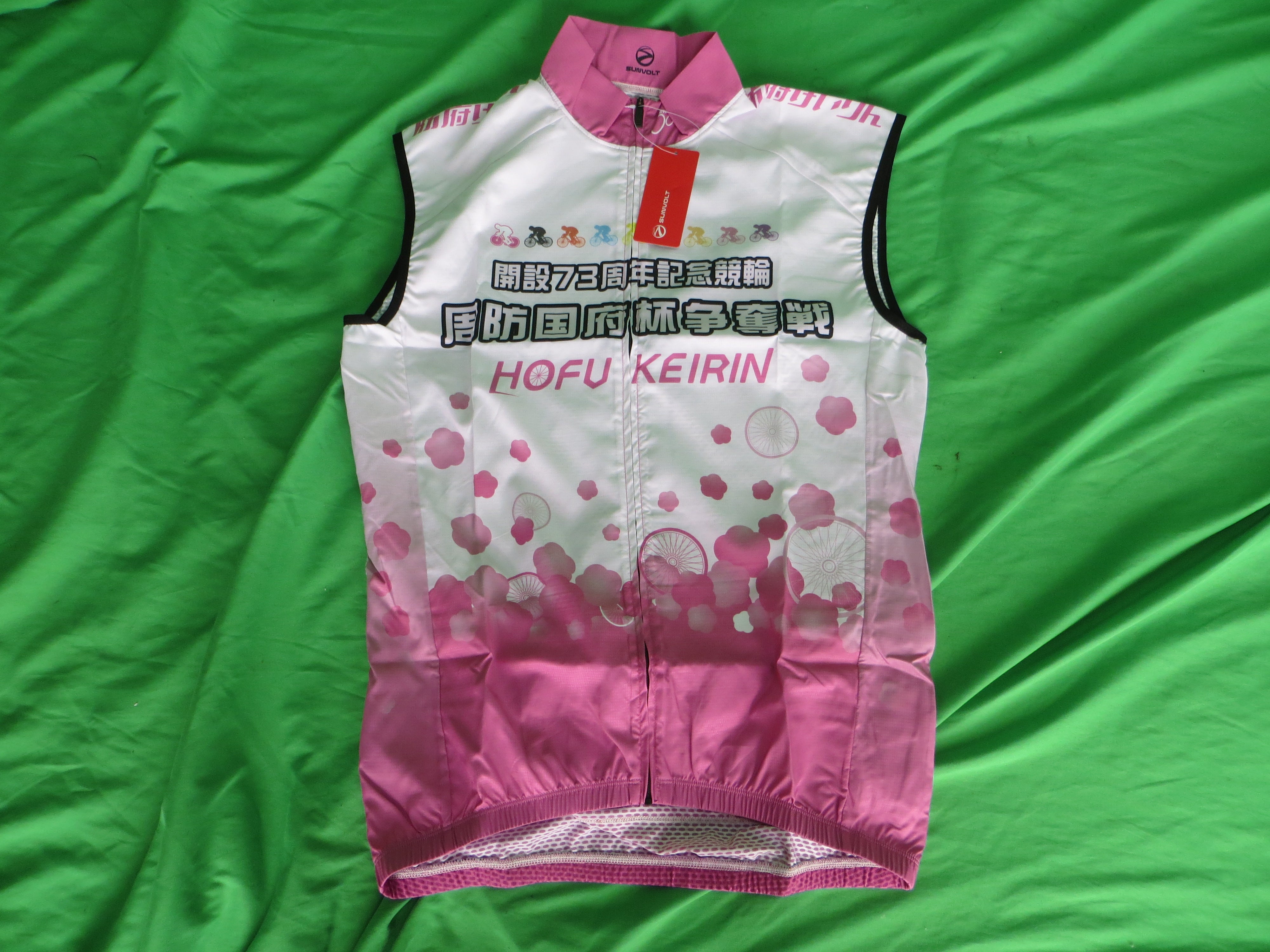 Never Used Sunvolt Official Keirin Sleeveless Jersey Japanese L Size (American M) /250105